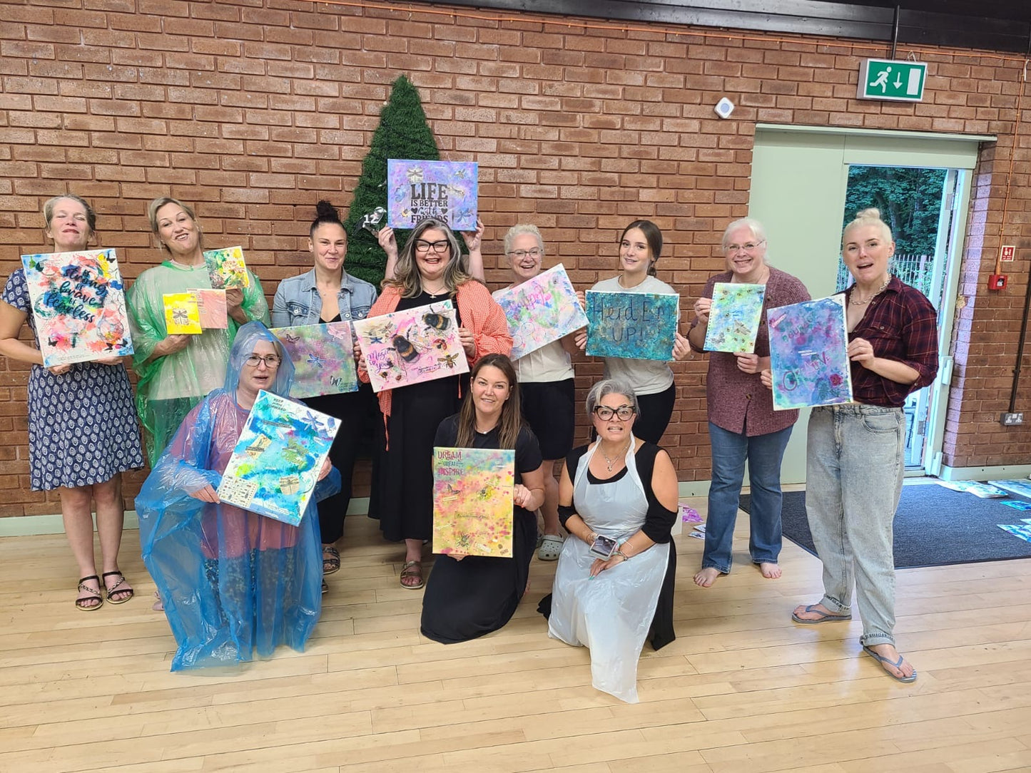 Pissing Around With Paint- August- Bees and Butterflies -Painting Workshop