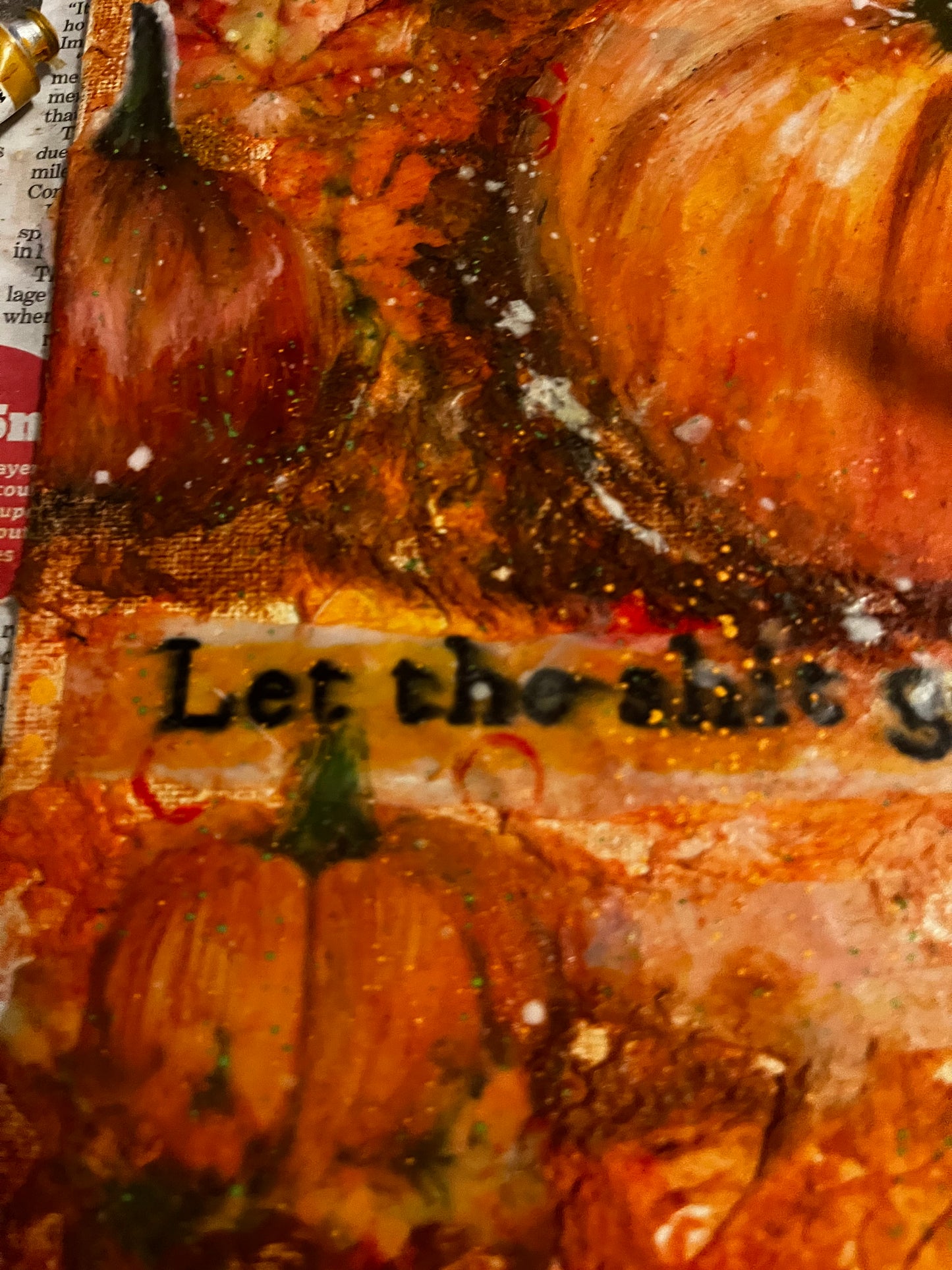 Pissing Around With Paint- Pumpkins- 2nd October  Painting Workshop