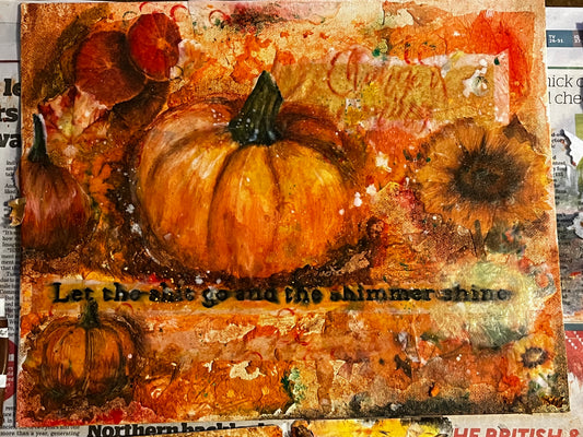 Pissing Around With Paint- Pumpkins- 2nd October  Painting Workshop
