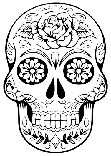 Pissing Around With Paint- Halloween- Rainbow Pride Sugar Skulls -Painting Workshop